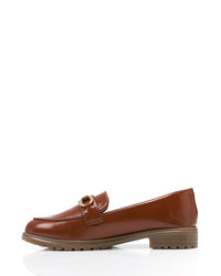 WAH-DVTX-004 Round Toecap Leather Loafer