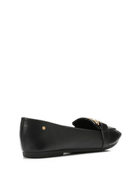 WAH-DVTX-006 Chic Pointed Toe Cap Flat Loafer