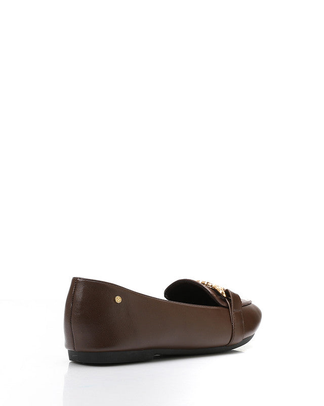 WAH-DVTX-006 Chic Pointed Toe Cap Flat Loafer