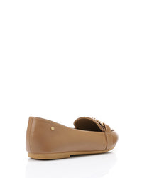 WAH-DVTX-006 Chic Pointed Toe Cap Flat Loafer