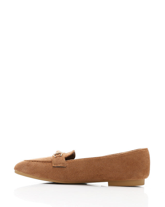 WAH-DVTX-007 Elegant Suede Flat Loafer