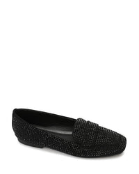 WAH-DVTX-010   Fully Strassed Suede Ballerina