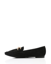 WAH-DVTX-014 Loafer With Gold Chain Detail