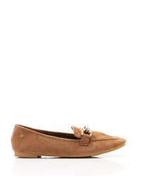 WAH-DVTX-014 Loafer With Gold Chain Detail