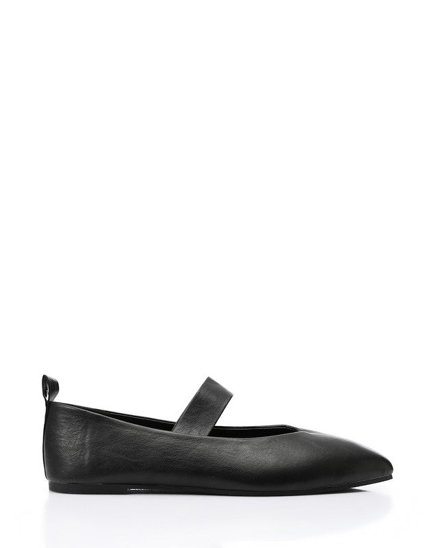 XIE-DVTX-001  Leather Pointed Toecap Ballerina