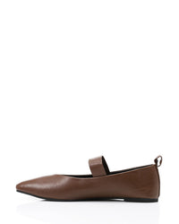 XIE-DVTX-001  Leather Pointed Toecap Ballerina