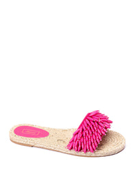 JAL-DJTH-005 Plastic Upper Fringes Slipper