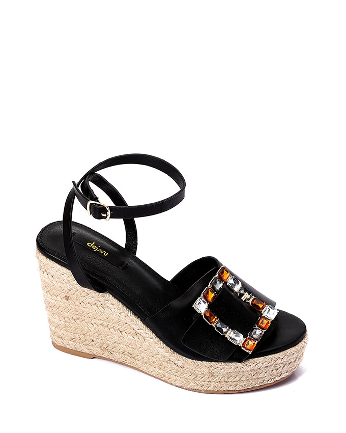 JAL-DJTH-018 Decorative Buckle Buckled Wedge